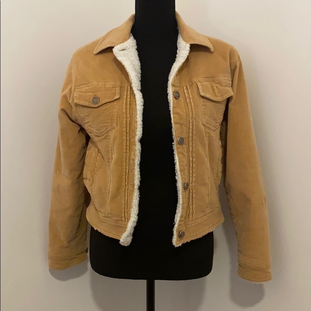 Faux Sherpa corduroy jacket by Joseph - vintage